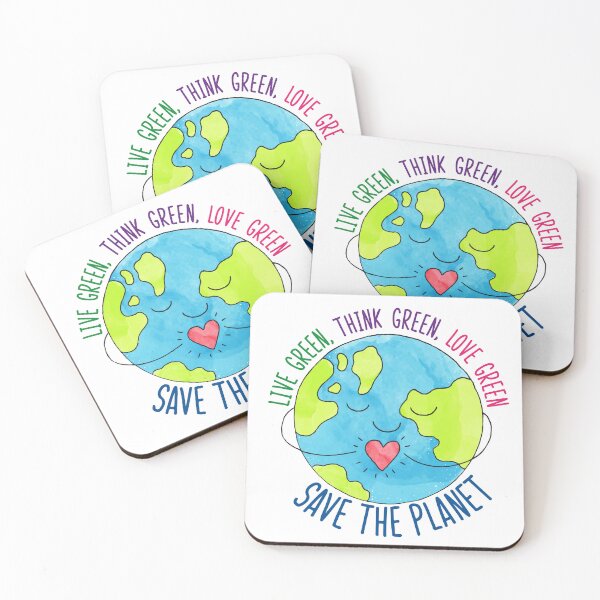 Item preview, Live green, think green, love green designed and sold by dodographic.