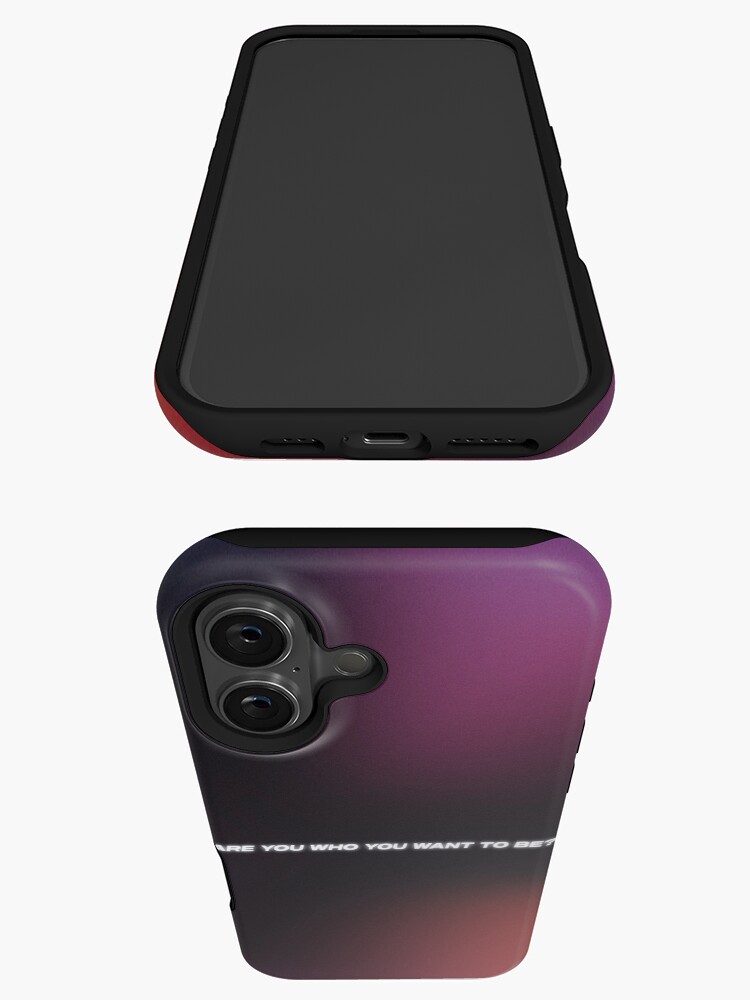 Thumbnail 3 of 4, iPhone Case, Are you who you want to be? designed and sold by raluca20.