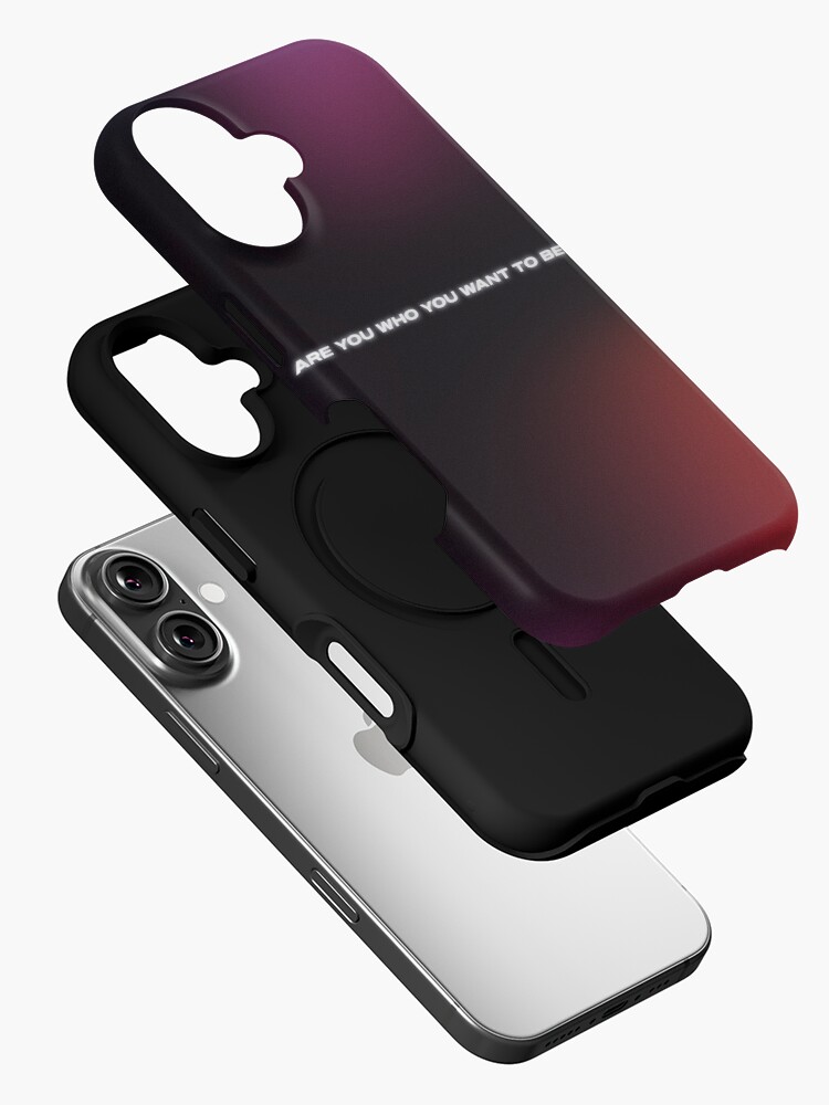 Thumbnail 2 of 4, iPhone Case, Are you who you want to be? designed and sold by raluca20.