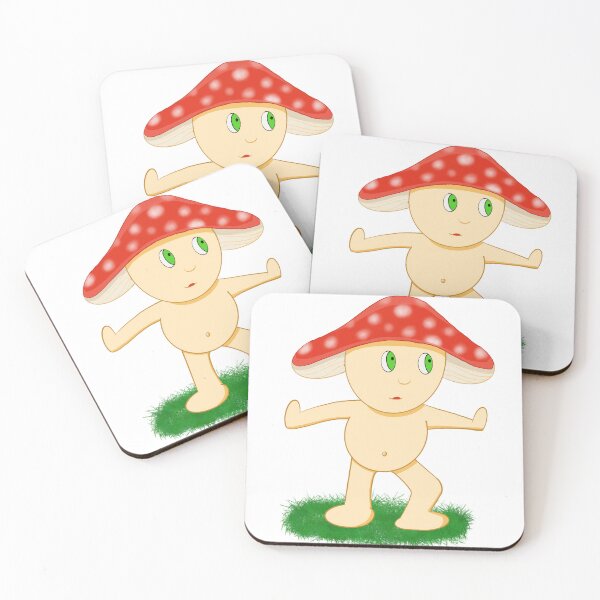 Item preview, Warrior Yoga mushroom  designed and sold by Redheadshiitake.