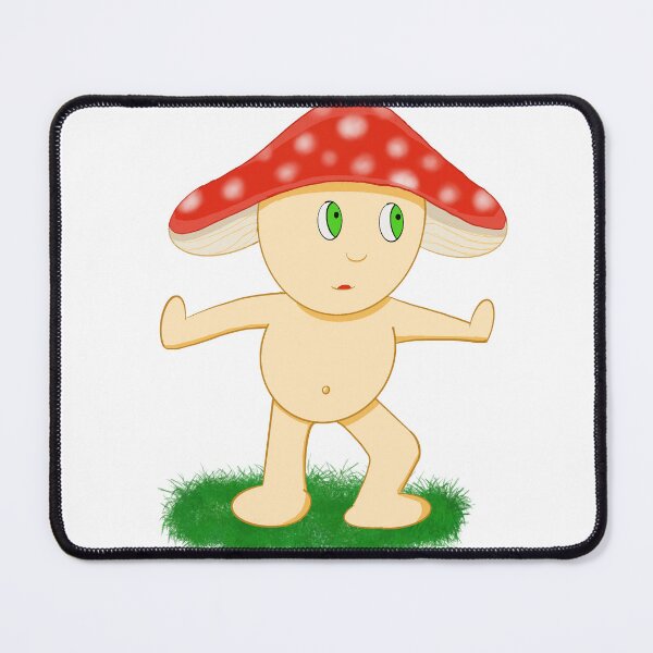 Item preview, Warrior Yoga mushroom  designed and sold by Redheadshiitake.