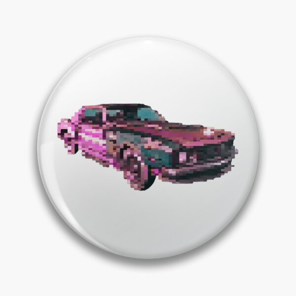 Item preview, Clementine's Muscle Car | TWDG: Season 4 (pixelated variant, pink) designed and sold by VoltageStone.