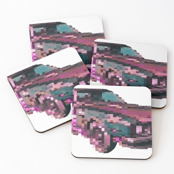 Item preview, Clementine's Muscle Car | TWDG: Season 4 (pixelated variant, pink) designed and sold by VoltageStone.