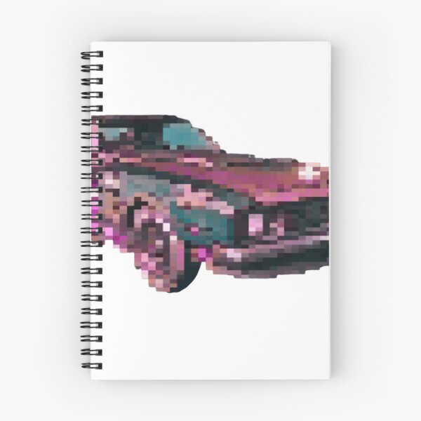 Item preview, Clementine's Muscle Car | TWDG: Season 4 (pixelated variant, pink) designed and sold by VoltageStone.