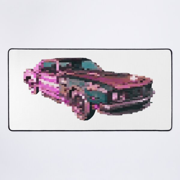 Item preview, Clementine's Muscle Car | TWDG: Season 4 (pixelated variant, pink) designed and sold by VoltageStone.