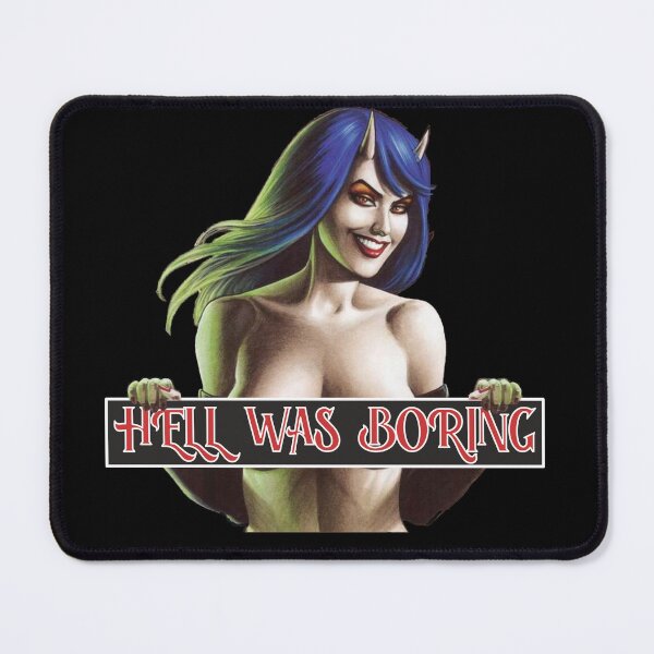 Item preview, Hell Was Boring Comic Hexe Devil Gothic designed and sold by EbnerPrints.