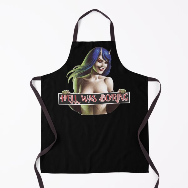 Item preview, Hell Was Boring Comic Hexe Devil Gothic designed and sold by EbnerPrints.