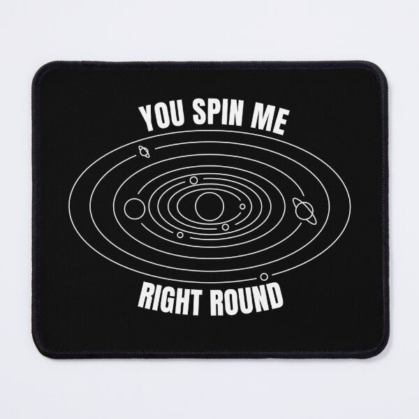 Item preview, You spin me right round | Solar system (WHITE DESIGN) designed and sold by EleannaInSpace.