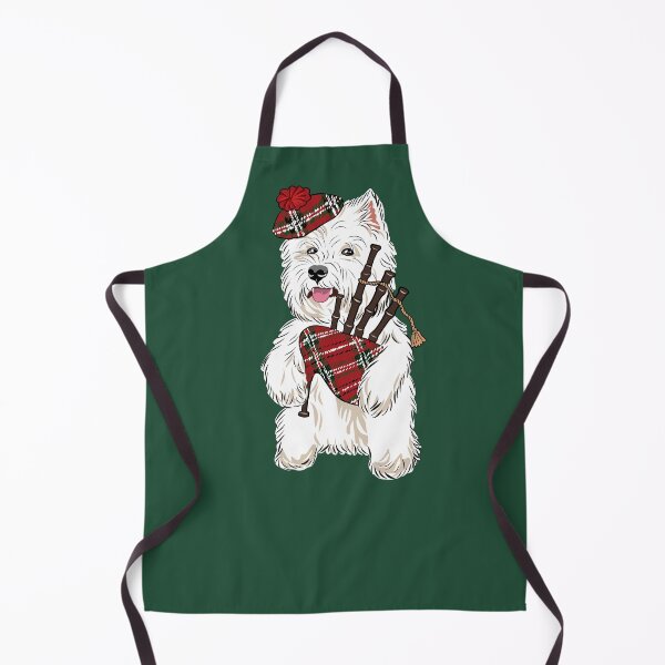 Item preview, Westie playing a bagpipe designed and sold by Michelle Phong.