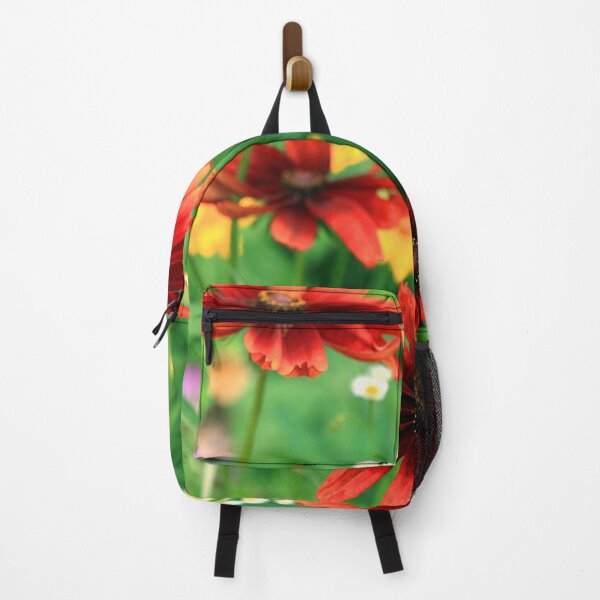 Item preview, Red summer flowers on green background designed and sold by olena2552.