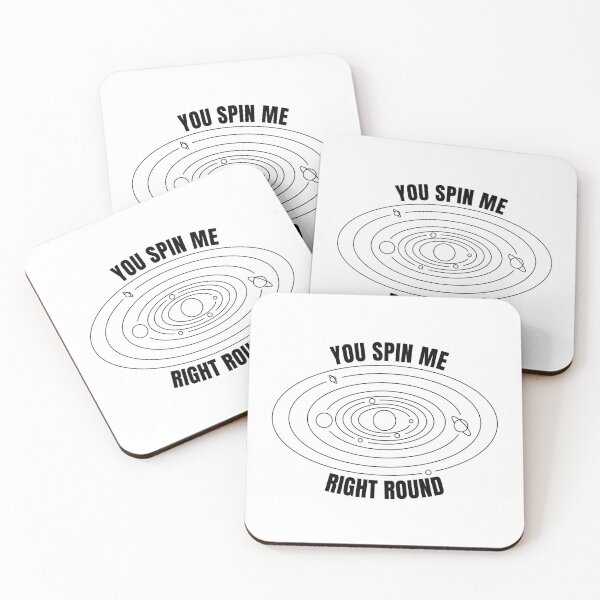 Item preview, You spin me right round | Solar system (BLACK DESIGN) designed and sold by EleannaInSpace.