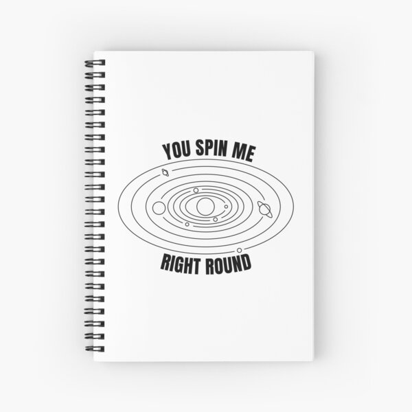 Item preview, You spin me right round | Solar system (BLACK DESIGN) designed and sold by EleannaInSpace.