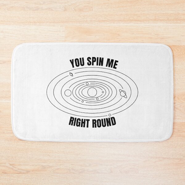 Item preview, You spin me right round | Solar system (BLACK DESIGN) designed and sold by EleannaInSpace.