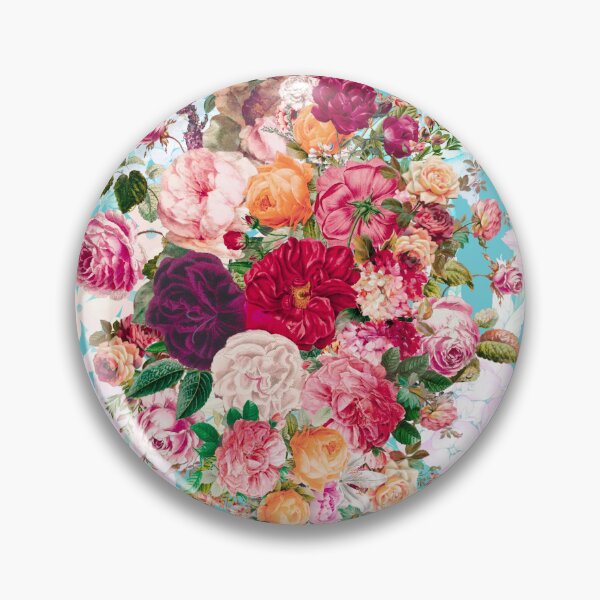 Item preview, Flowers in a diamond floral pattern, decorative pattern, modern design, flowers repeat pattern, baby blue floral   designed and sold by ZeinabTaha.