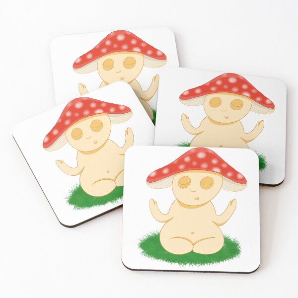 Item preview, Meditating mushroom  designed and sold by Redheadshiitake.