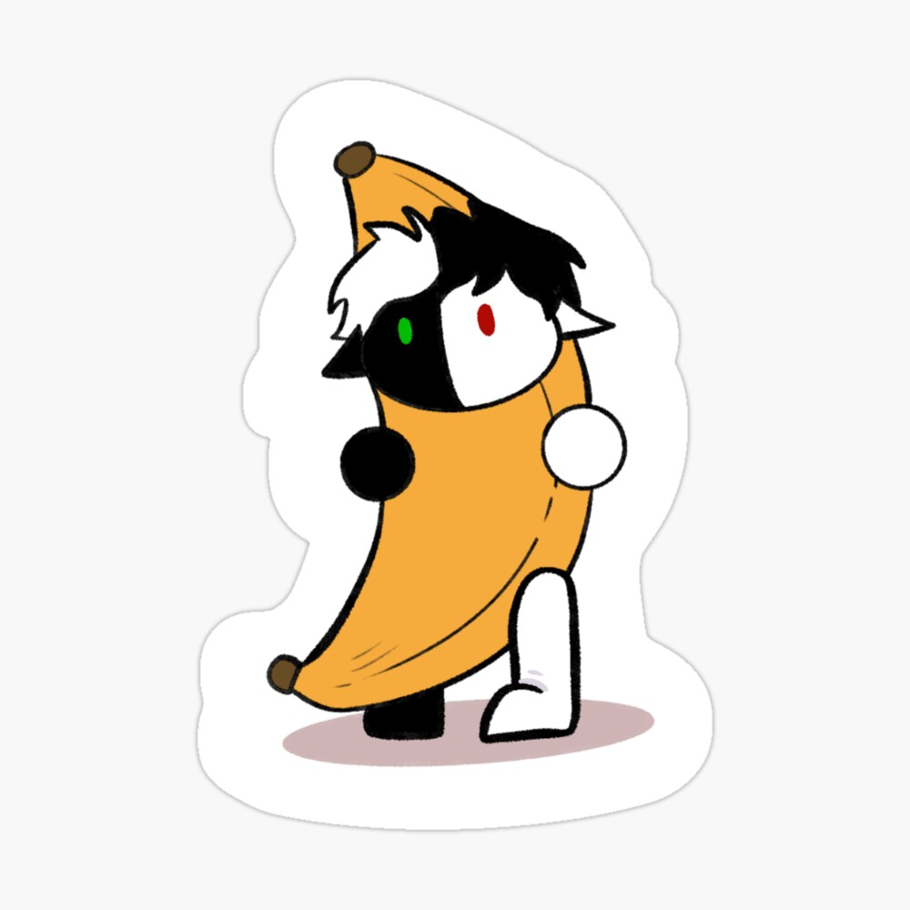 bananaboo Sticker for Sale by jaydoesthings | Redbubble