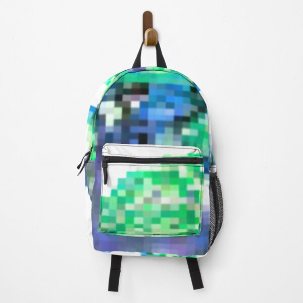 Item preview, some pixelated mushrooms on a hill | green variant designed and sold by VoltageStone.