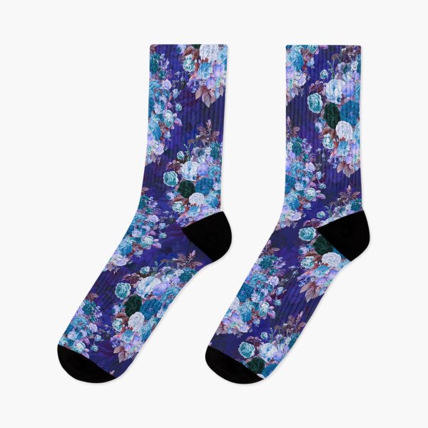 Item preview, Flowers in a diamond floral pattern, decorative pattern, modern design, flowers repeat pattern, vibrant blue floral   designed and sold by ZeinabTaha.