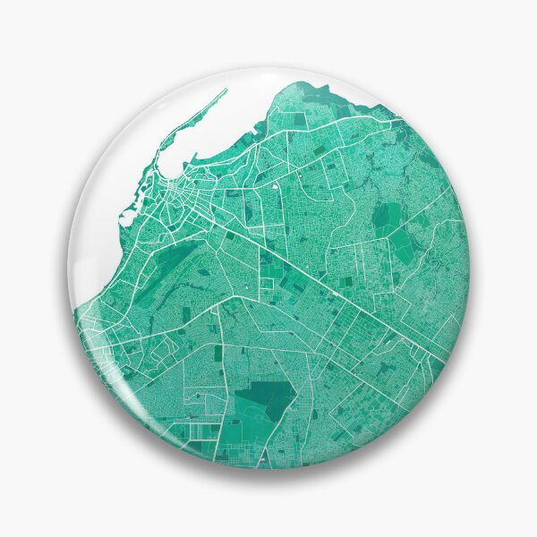 Item preview, Luanda City Map of Angola - Watercolor designed and sold by deMAP.