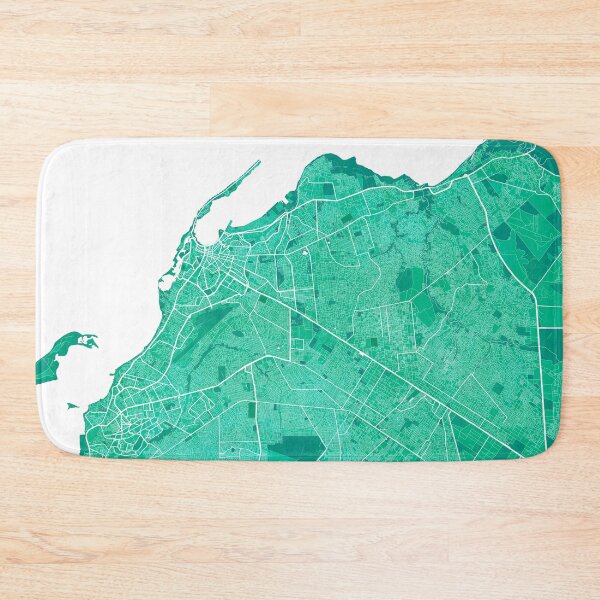 Item preview, Luanda City Map of Angola - Watercolor designed and sold by deMAP.