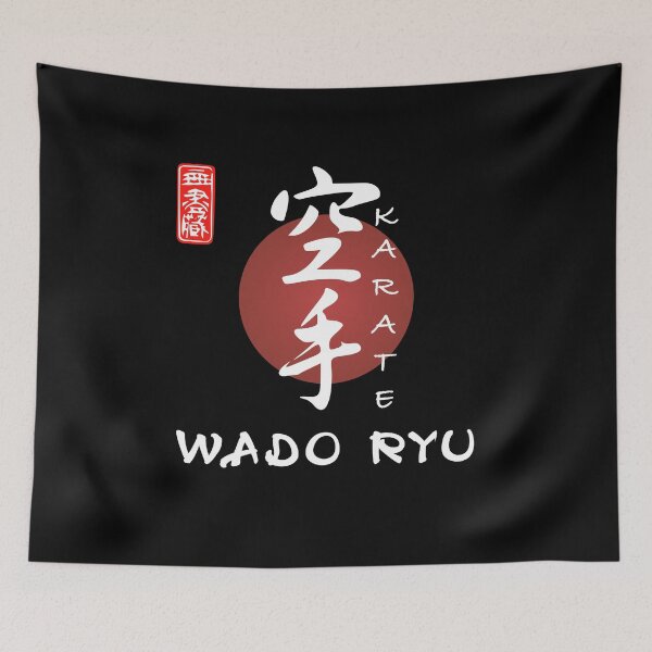 Item preview, Wado Ryu Calligraphy Karate Instructor Design - Japanese Martial Art Design For A Karate Lover designed and sold by TheKarateStore.