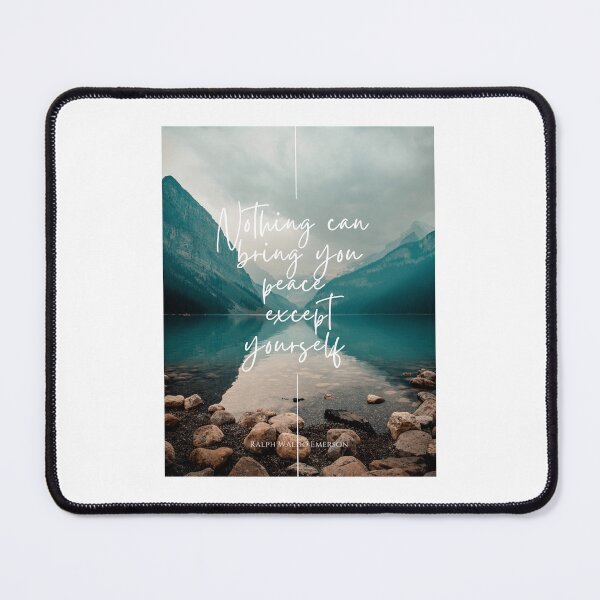 Item preview, Nothing can bring you peace except yourself. Ralph Waldo Emerson designed and sold by LifeWisdom.