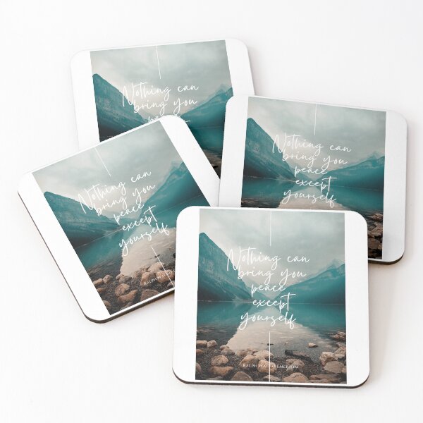 Item preview, Nothing can bring you peace except yourself. Ralph Waldo Emerson designed and sold by LifeWisdom.