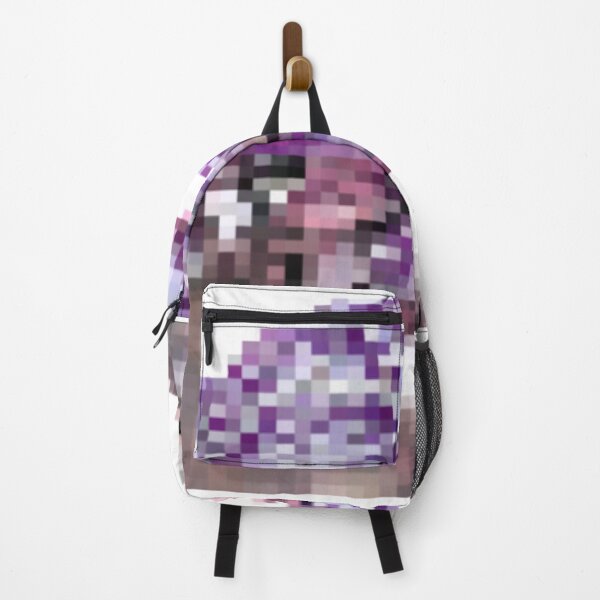 Item preview, some pixelated mushrooms on a hill | (muted) purple variant designed and sold by VoltageStone.