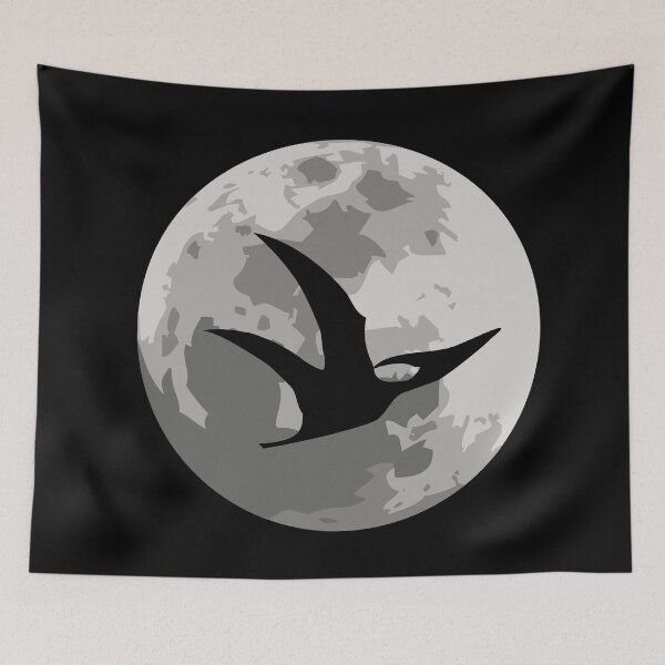 Item preview, Dinosaur Moon Silhouette - Pterodactyl designed and sold by jezkemp.