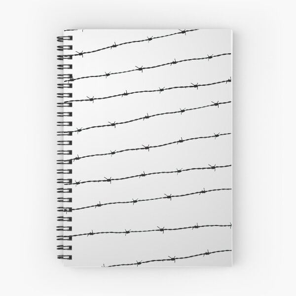 Item preview, Cool gray white and black barbed wire pattern geometric lines designed and sold by PLdesign.