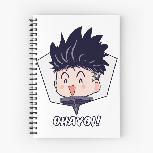 Item preview, ohayoo anime meme graphic designed and sold by Otakuniverse.