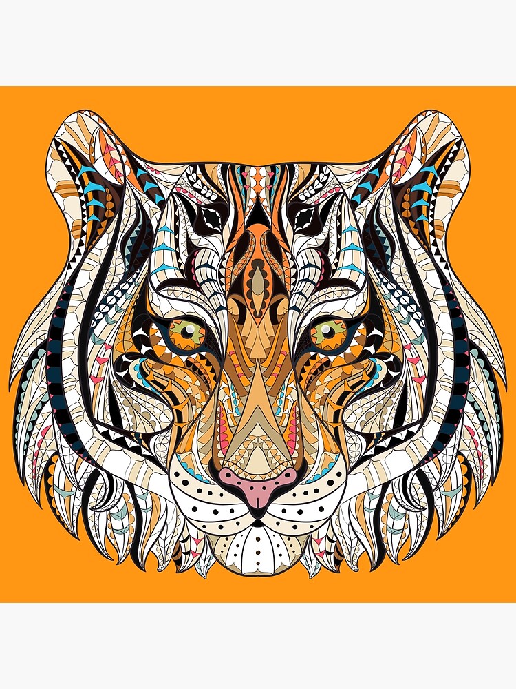 "Ethnic Tiger" Poster for Sale by tranda90 Redbubble