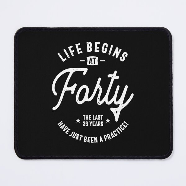 Item preview, Life Begins at 40 Years - 40th Birthday designed and sold by cidolopez.