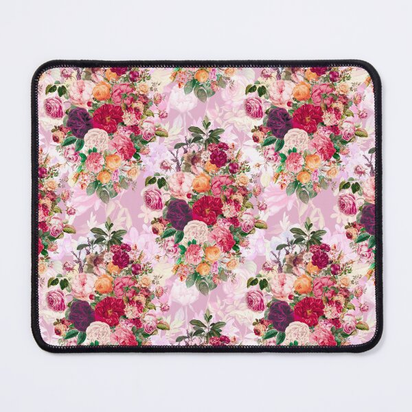 Item preview, Flowers in a diamond floral pattern, decorative pattern, modern design, flowers repeat pattern, pink white floral   designed and sold by ZeinabTaha.