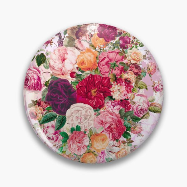 Item preview, Flowers in a diamond floral pattern, decorative pattern, modern design, flowers repeat pattern, pink white floral   designed and sold by ZeinabTaha.