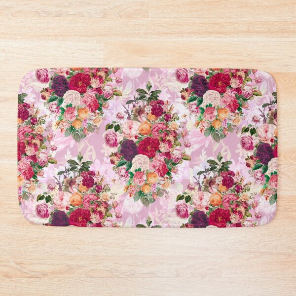 Item preview, Flowers in a diamond floral pattern, decorative pattern, modern design, flowers repeat pattern, pink white floral   designed and sold by ZeinabTaha.