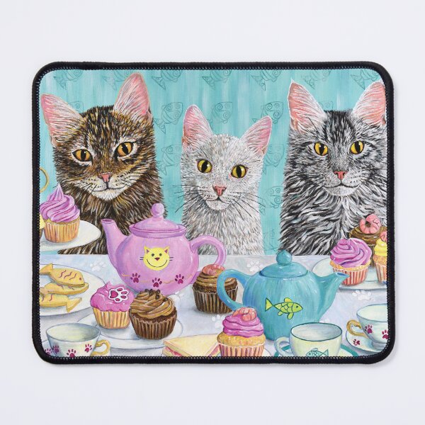 Item preview, The Cats Tea Party designed and sold by Moorcatstudio.