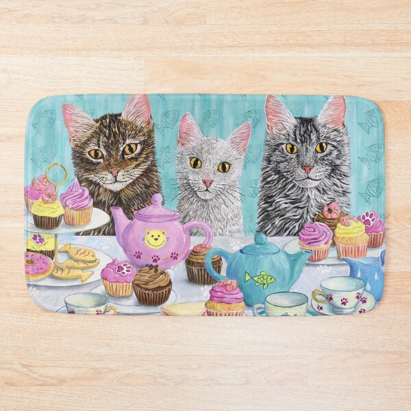 Item preview, The Cats Tea Party designed and sold by Moorcatstudio.
