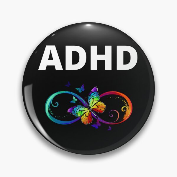 Artikelvorschau, ADHS-Schmetterling entworfen und verkauft von Forethoughts.