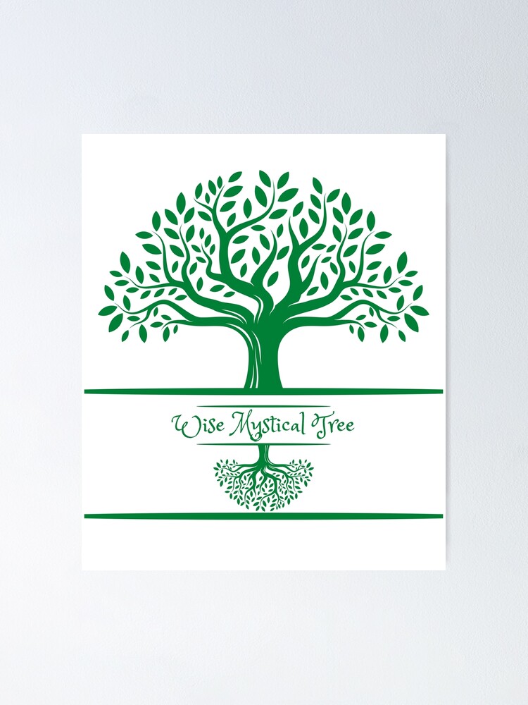 Wise Mystical Tree AI generator Poster for Sale by GraymanShop