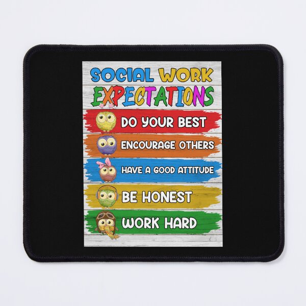 Item preview, Social Work Expectations Classroom Rulers designed and sold by khoucuetos.