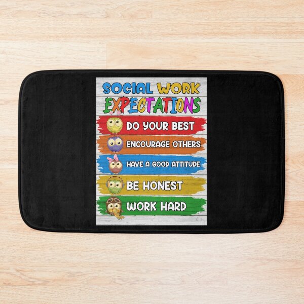 Item preview, Social Work Expectations Classroom Rulers designed and sold by khoucuetos.