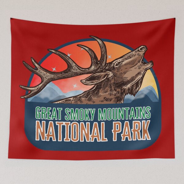 Item preview, Great Smoky Mountains | Bellowing Elk designed and sold by State-Pride.