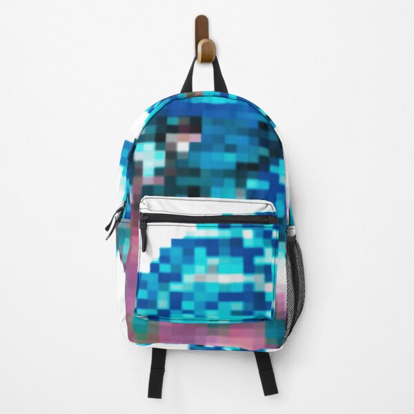 Item preview, some pixelated mushrooms on a hill | blue variant designed and sold by VoltageStone.