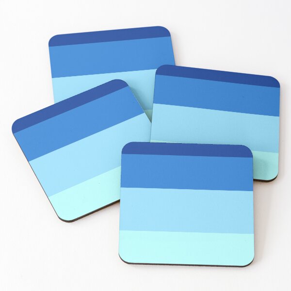 Item preview, Blue tones stripes pattern designed and sold by PlusAdore.