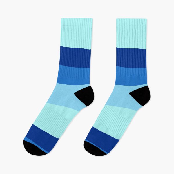 Item preview, Blue tones stripes pattern designed and sold by PlusAdore.