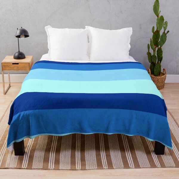 Item preview, Blue tones stripes pattern designed and sold by PlusAdore.