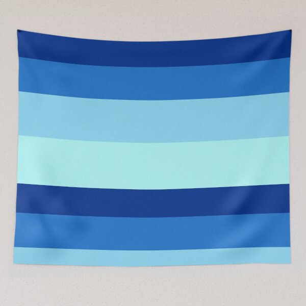 Item preview, Blue tones stripes pattern designed and sold by PlusAdore.
