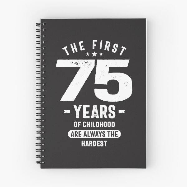 Item preview, The First 75 Years - 75th Birthday designed and sold by cidolopez.