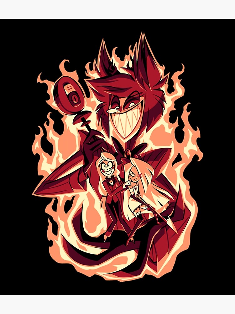 Alastor Hazbin Hotel Poster For Sale By Otaku Fanart Redbubble